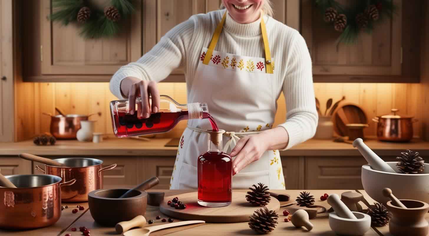 Lingonberry liqueur: 4 recipes at home